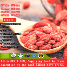 280 TAMAÑO GOJI BERRY Antiinflamatorio en venta